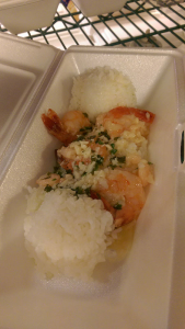 Shrimp Scampi with Rice   